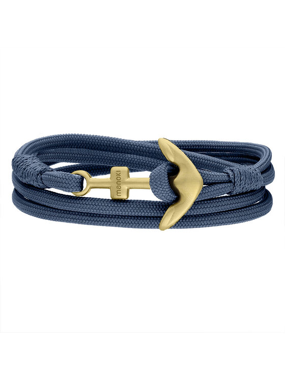 Manoki manoki Bransoletka BA1078GN Niebieski
