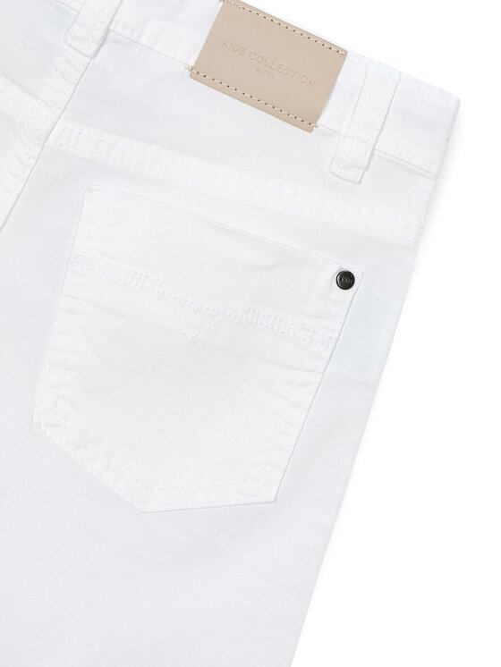 Mayoral Mayoral Pantaloncini di tessuto 204 Bianco Regular Fit