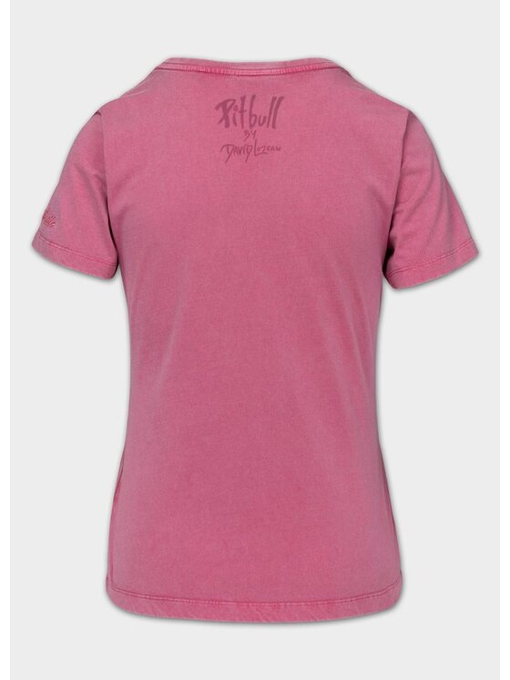 PITBULL PITBULL T-Shirt DIA DE LOS PERROS Różowy Regular Fit