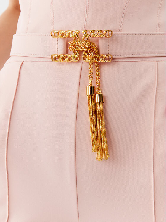Elisabetta Franchi Elisabetta Franchi Kombinezonas TU-035-32E2-4304 Rožinė Slim Fit