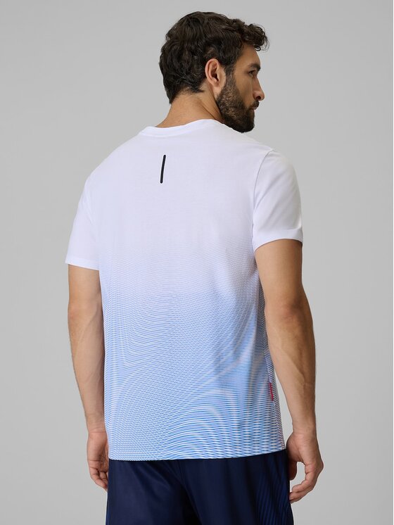 4F 4F T-Shirt AQUA FORCE Modrá Regular Fit