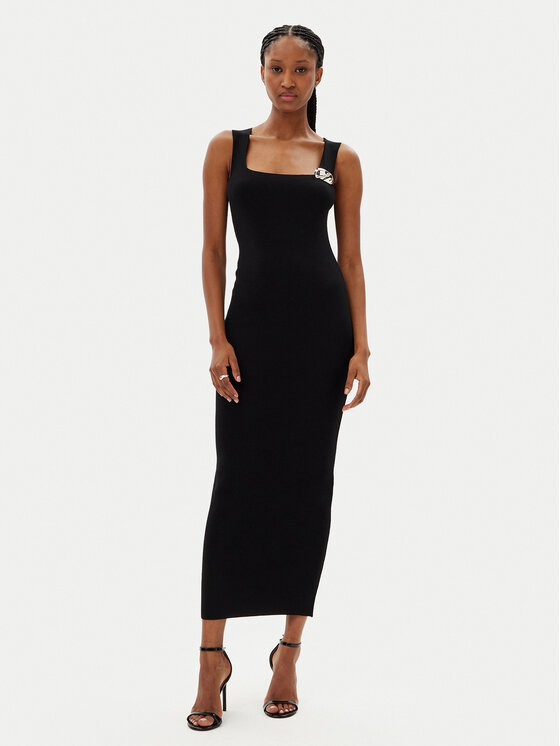 Kontatto Kontatto Coctailkleid 3M0553C Schwarz Slim Fit