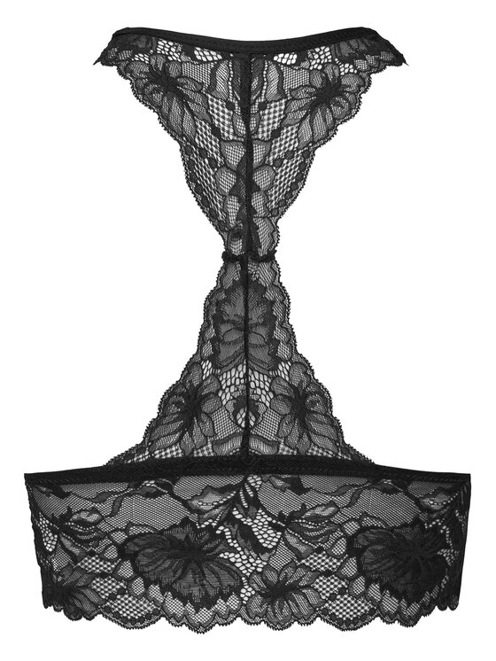 Hunkemöller Hunkemöller Top grudnjak Stormi 300738 Crna