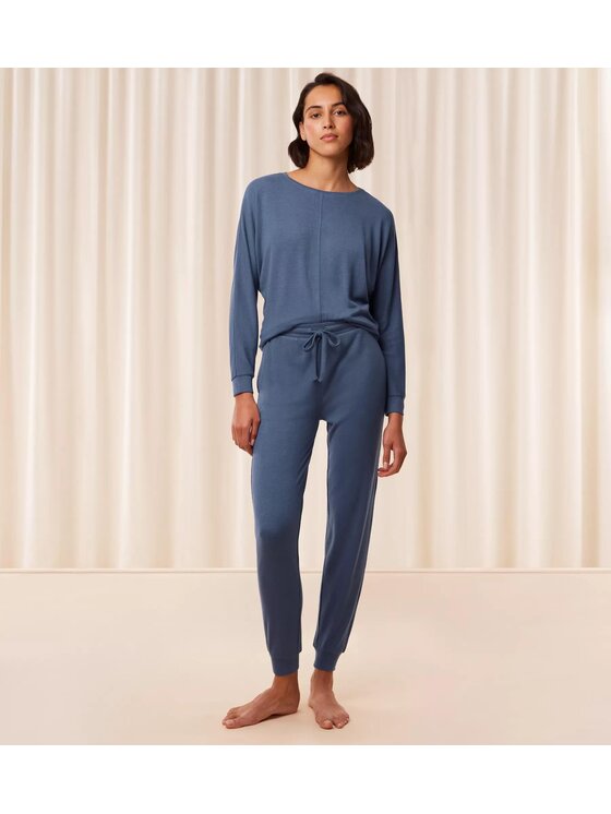 Triumph Triumph Spodnie dresowe Cozy Comfort Cozy Trouser Granatowy Regular Fit