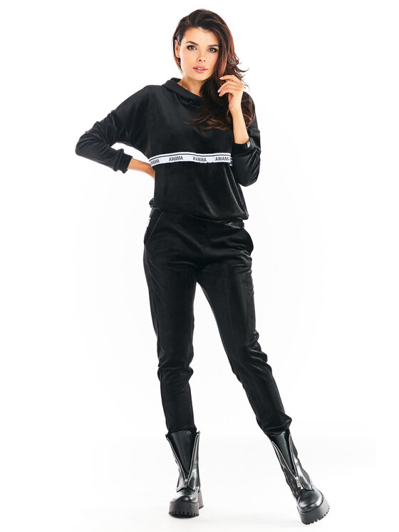 Awama Awama Dámské kalhoty A372 Černá Basic Fit