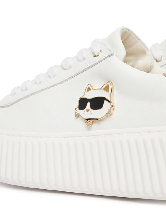 KARL LAGERFELD KARL LAGERFELD Laisvalaikio batai Z31167 S Balta