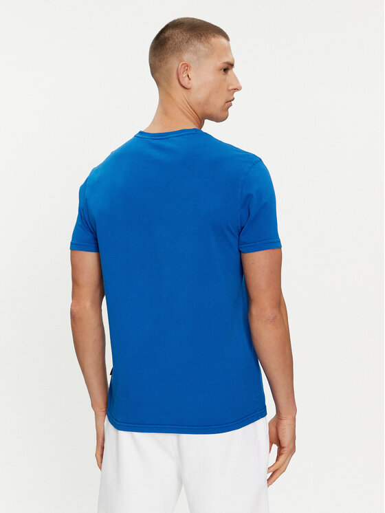 Napapijri Napapijri T-Shirt Selbas NP0A4GBQ Niebieski Regular Fit