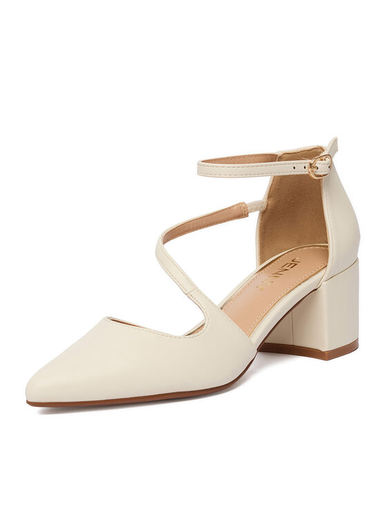 JENNY JENNY Pantofi pumps CEO-PF484 01 Écru