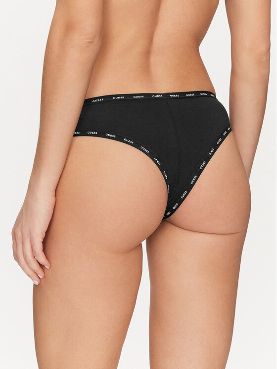 Guess Guess Komplektas: 3 klasikinių kelnaičių poros O5RG11 K6YW1 Juoda