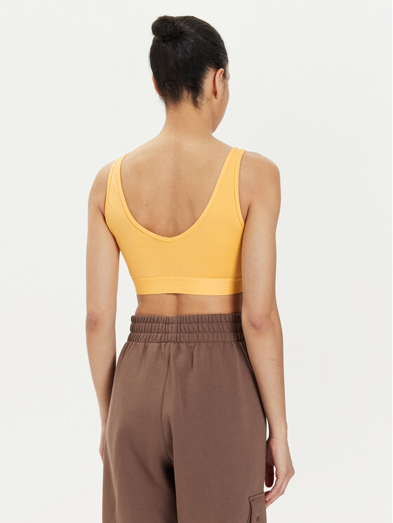 adidas adidas Top Essentials 3-Stripes IR6110 Giallo Slim Fit