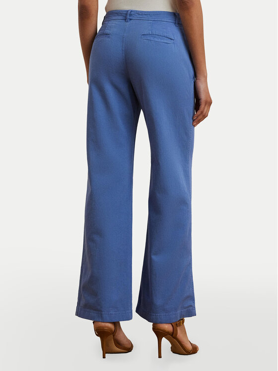 LAUREN RALPH LAUREN LAUREN RALPH LAUREN Hlače iz tkanine 200965654003 Modra Regular Fit