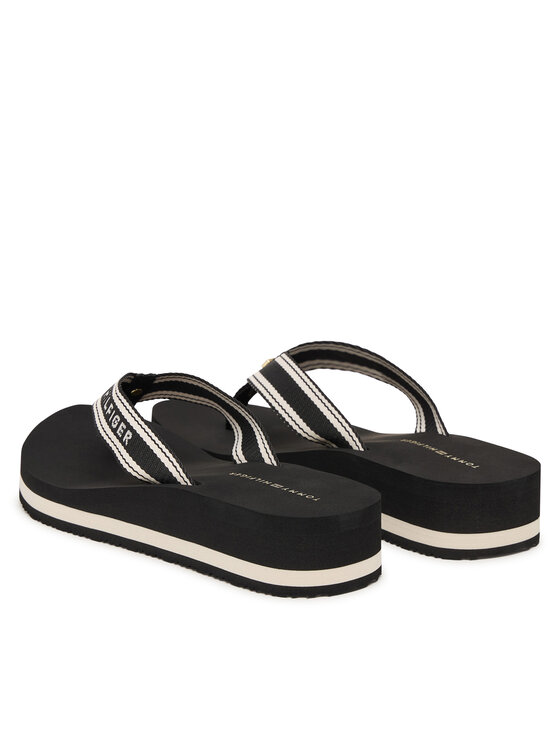 Tommy Hilfiger Tommy Hilfiger Джапанки Flag FW0FW09195 Черен