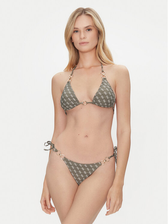 Guess Guess Dół od bikini E5GO27 KCRL2 Zielony