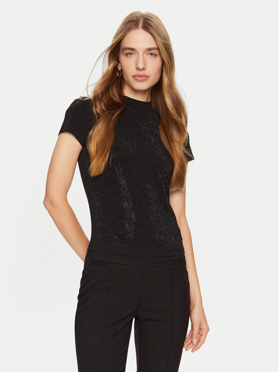 Női Póló Guess, Méret: XS, Fekete, W4BI26 J1314