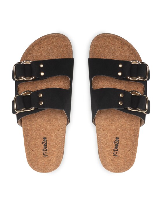 DeeZee DeeZee Klapki WS280601-01 Czarny