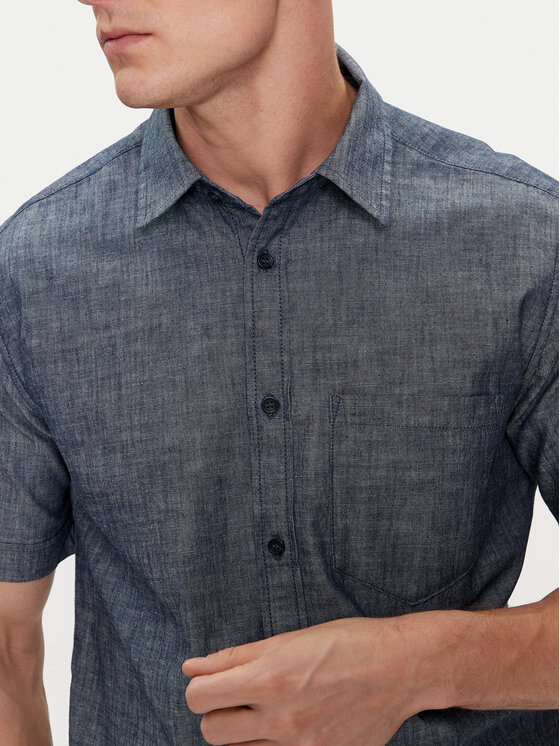 United Colors Of Benetton United Colors Of Benetton Camicia 5WV1UQ03P Blu Regular Fit