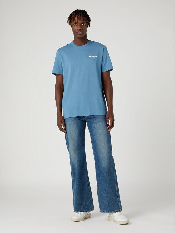 Wrangler Wrangler Komplet 2 t-shirtów W7BZFQ84Z 112332762 Kolorowy Regular Fit