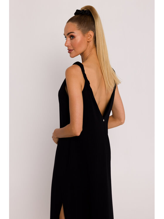Made of Emotion Made of Emotion Letní šaty M791 Černá Generous Fit