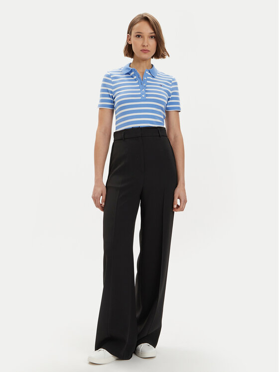 Tommy Hilfiger Tommy Hilfiger Polokošeľa 1985 WW0WW39530 Modrá Slim Fit