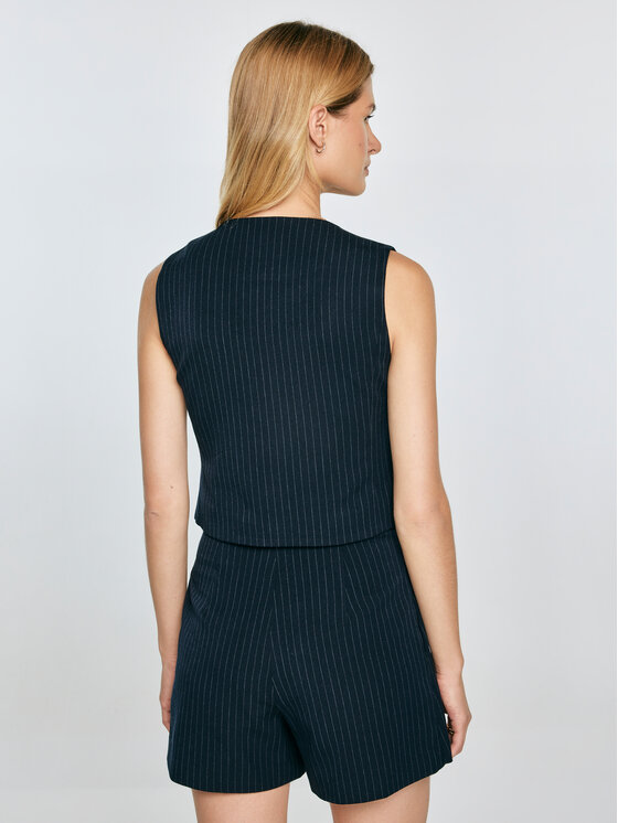 BIG STAR BIG STAR Kamizelka ELVIA Granatowy Slim Fit