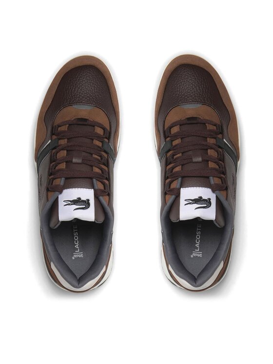 Lacoste Lacoste Tenisice T-Clip Winter Textile Heel Pop 746SMA0097 Smeđa