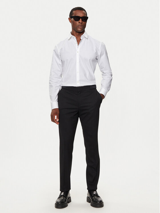 HUGO Hugo Košulja Koey 50519729 Bijela Slim Fit