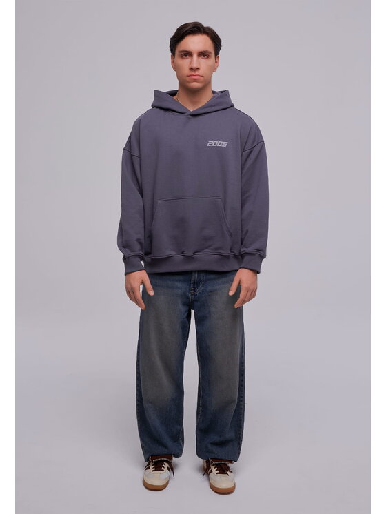 2005 2005 Mikina Basic Šedá Oversize