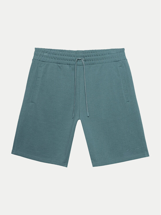 4F 4F Sportske kratke hlače 4FWSS24TSHOM342 Zelena Regular Fit