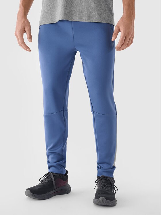 4F 4F Pantaloni in maglia 4FWAW24TFTRM683-32S Blu Regular Fit