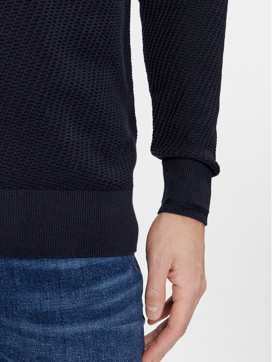 Tommy Hilfiger Tommy Hilfiger Golf MW0MW33453 Granatowy Regular Fit