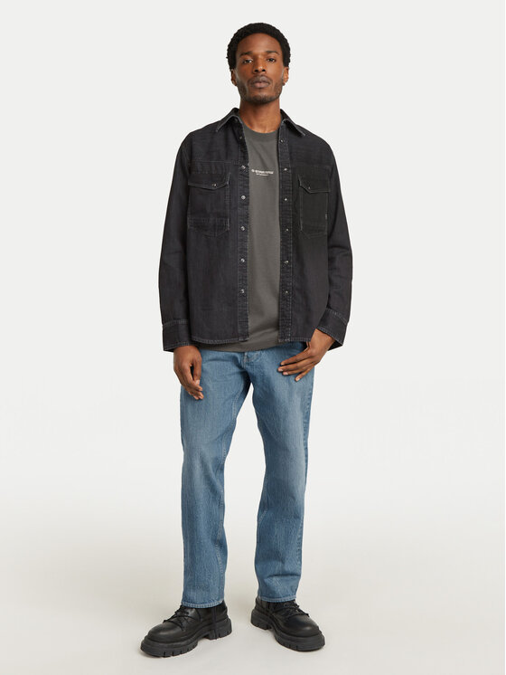 G-Star Raw G-Star Raw Majica D24780-C336 Siva Boxy Fit