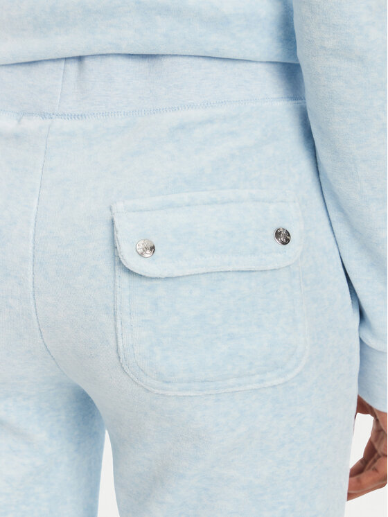 Juicy Couture Juicy Couture Spodnji del trenirke Layla JCSEBJ001 Svetlo modra Flared Leg