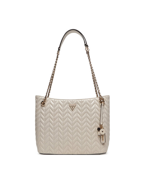 Guess Guess Дамска чанта Cheryl HWTQ97 20220 Кремав