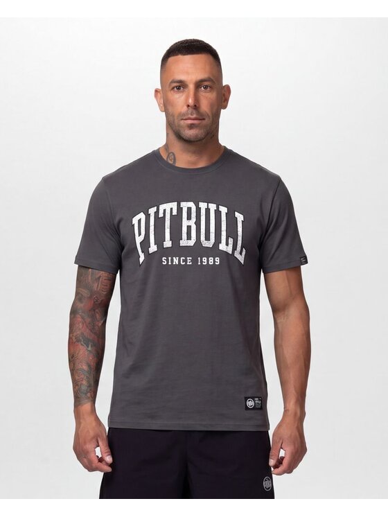 PITBULL PITBULL T-Shirt NORTON Szary Regular Fit