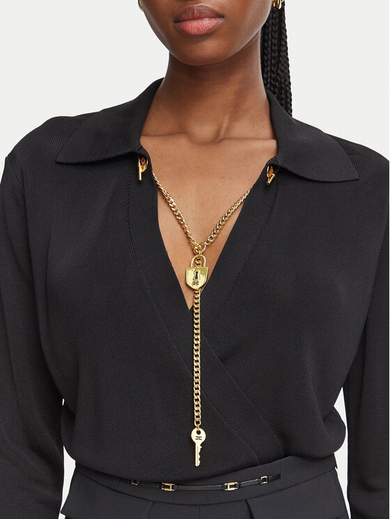 Elisabetta Franchi Elisabetta Franchi Боді BK-03S-66E2-V440 Чорний Regular Fit