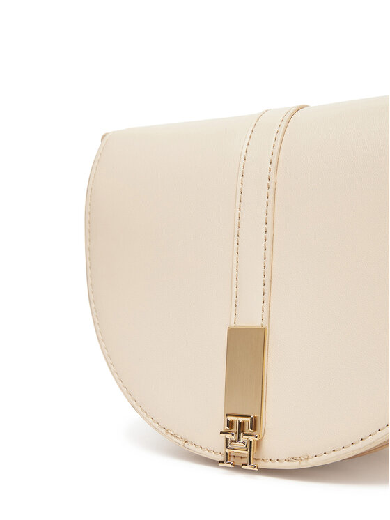 Tommy Hilfiger Tommy Hilfiger Ročna torba Th Heritage Saddle Bag AW0AW17164 Écru