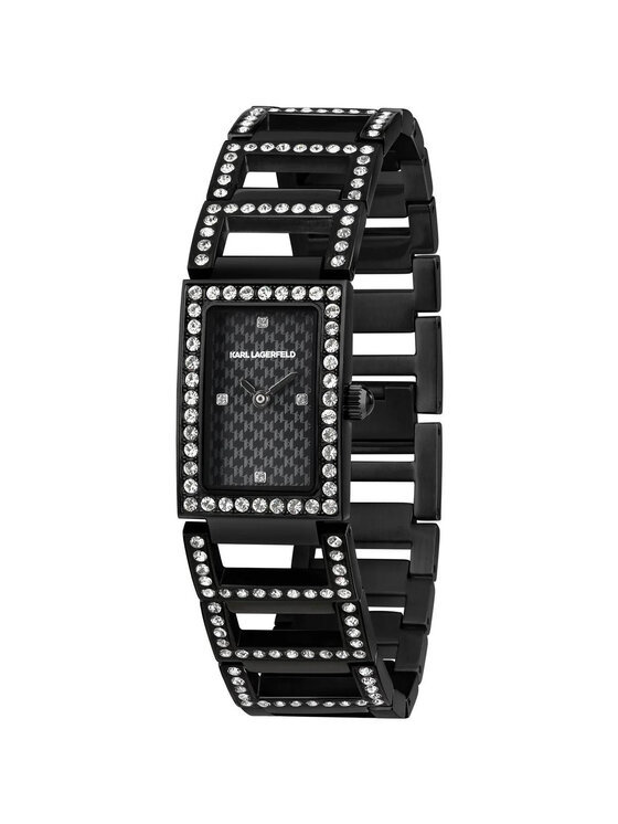 KARL LAGERFELD KARL LAGERFELD Hodinky R0553103501 Čierna