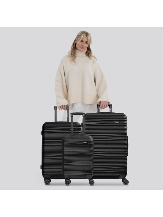 Redolz Redolz Komplet walizek 296288 Czarny