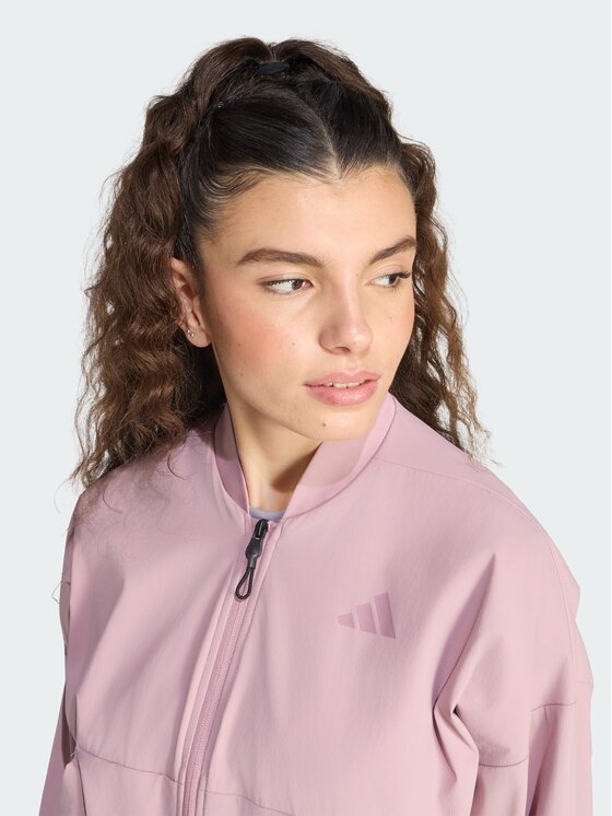 adidas adidas Kurtka bomber 165613 Fioletowy Loose Fit