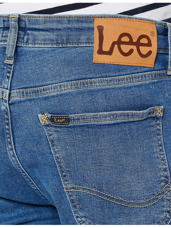 Lee Lee Jeansy Malone Niebieski Skinny Fit