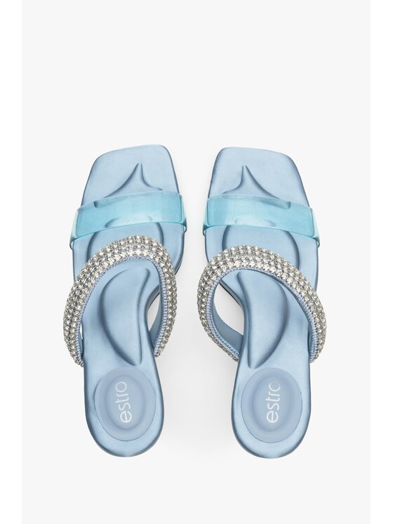 Estro Estro Παντόφλες ER00113384 Γαλάζιο