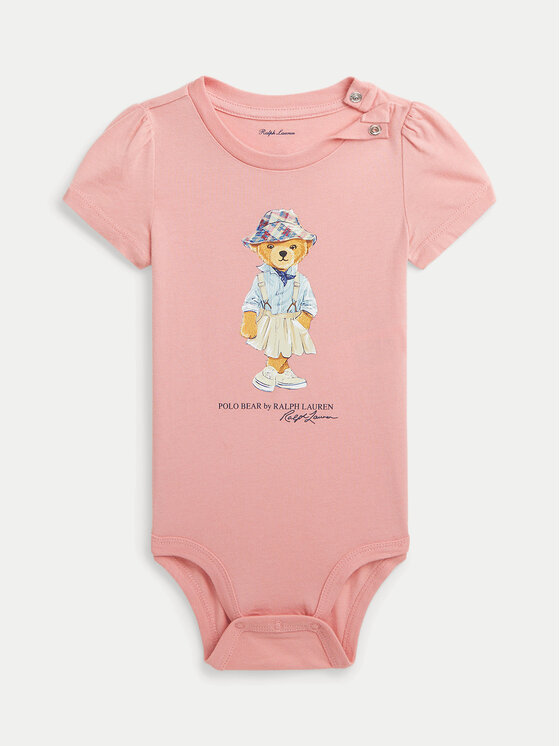 Polo Ralph Lauren Body da neonato 310942270001 Rosa, taglia : 12M