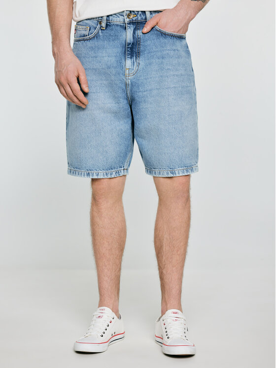 BIG STAR BIG STAR Kurtka jeansowa DENEEZ Niebieski Basic Fit