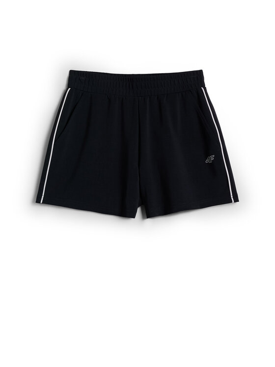 4F 4F Szorty sportowe COURT SOCIETY Czarny Regular Fit