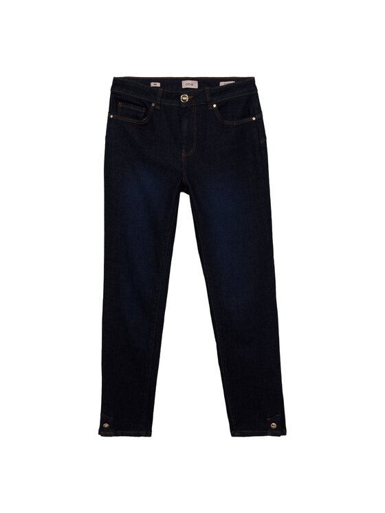 Oltre Oltre Jeans P496R008186N034 Blu Skin Fit