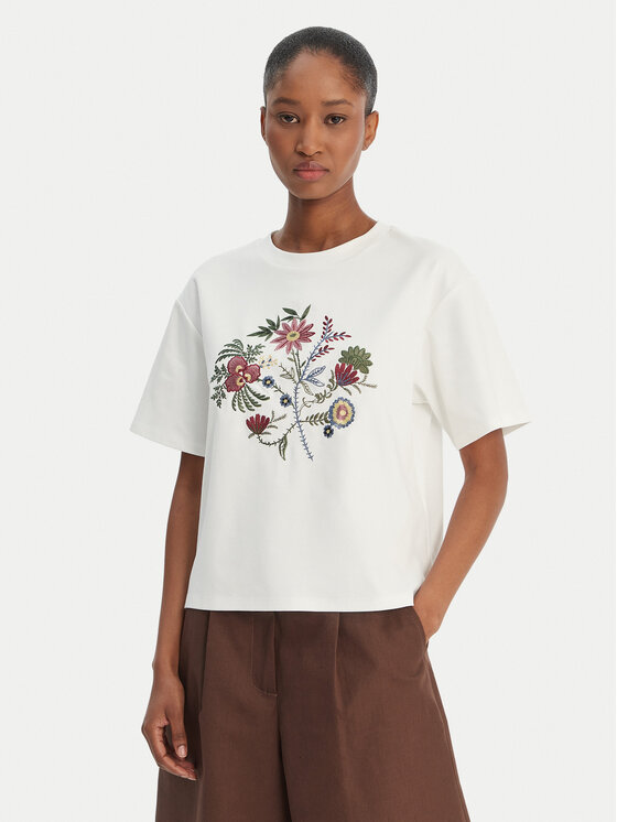 Weekend Max Mara Weekend Max Mara Majica Sabato 2615941112 Bela Regular Fit