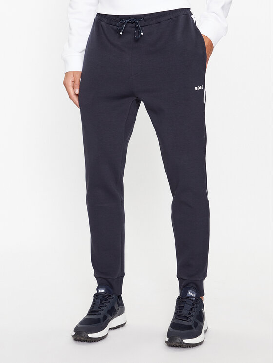 Boss Teplákové nohavice 50493505 Tmavomodrá Regular Fit