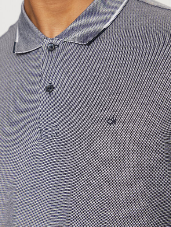 Calvin Klein Calvin Klein Polo K10K114475 Granatowy Regular Fit