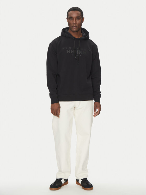 Richmond X Richmond X Μπλούζα UMP25006FE Μαύρο Regular Fit