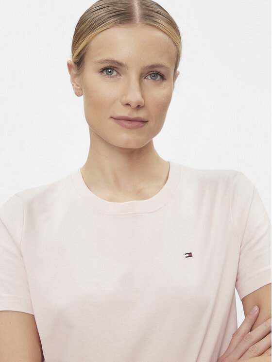 Tommy Hilfiger Tommy Hilfiger Tričko Modern WW0WW39848 Ružová Regular Fit
